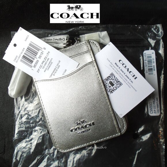 NWT Coach Nolita 19 In Denim with Rivets & Chained Id Case - Picture 15 of 16